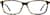 Front view of Rectangle Glasses 4417325 in Tortoiseshell thumbnail