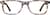 Front view of Rectangle Glasses 4417415 in Earth thumbnail