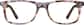 Front view of Rectangle Glasses 4417415 in Earth thumbnail