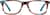 Front view of Rectangle Glasses 4417424 in Tortoiseshell thumbnail