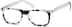 Rectangle Glasses 4417431 in Zebra