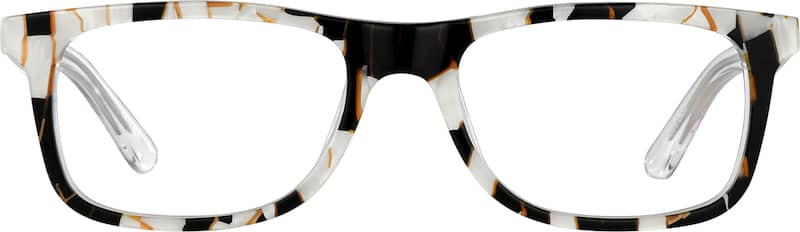 Zebra Rectangle Glasses