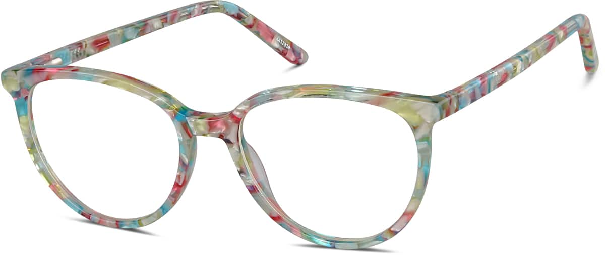 Angle view of Round Glasses 4417539 in Prism