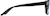 Side view of Square Glasses 4417721 in Black thumbnail