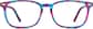 Front view of Rectangle Glasses 4418017 in Cosmic thumbnail