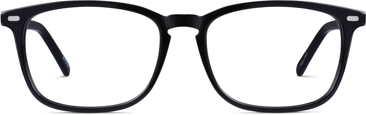Black Rectangle Glasses