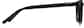 Side view of Rectangle Glasses 4418021 in Black thumbnail
