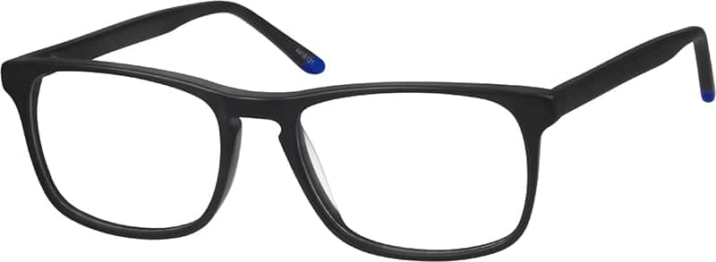 Angle view of Square Glasses 4418121 in Black