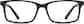 Front view of Rectangle Glasses 4418421 in Black thumbnail