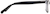 Side view of Rectangle Glasses 4418421 in Black thumbnail