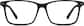 Front view of Rectangle Glasses 4418721 in Black thumbnail