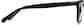 Side view of Rectangle Glasses 4418721 in Black thumbnail