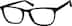 Ain Square Eyeglasses 4419021 in Black