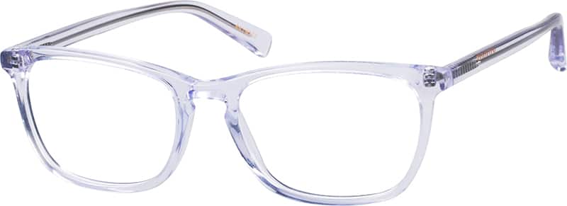 Angle view of Ain Square Eyeglasses 4419023 in Clear