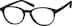 Pei Round Eyeglasses 4419221 in Black