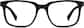 Front view of Social Scene Glasses 4419621 in Black thumbnail