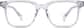 Front view of Social Scene Glasses 4419623 in Clear thumbnail