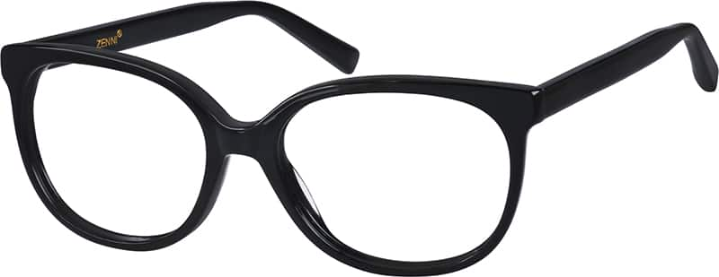 Angle view of Morgan Eyeglasses 4419721 in Black