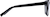 Side view of Fuller Square Eyeglasses 4419821 in Black thumbnail