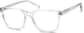 Angle view of Fuller Square Eyeglasses 4419823 in Clear thumbnail