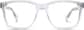 Front view of Fuller Square Eyeglasses 4419823 in Clear thumbnail