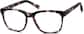 Angle view of Fuller Square Eyeglasses 4419825 in Pattern thumbnail