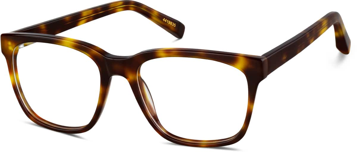 Angle view of Fuller Square Eyeglasses 4419835 in Tortoiseshell