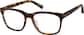 Angle view of Fuller Square Eyeglasses 4419835 in Tortoiseshell thumbnail