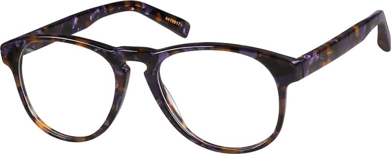 Angle view of van der Rohe Aviator Eyeglasses 4419917 in Pattern