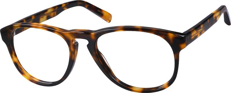 Angle view of van der Rohe Aviator Eyeglasses 4419925 in Tortoiseshell