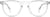 Front view of Johnson Round Eyeglasses 4420023 in Clear thumbnail