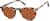 Angle view of Johnson Round Eyeglasses 4420039 in Ivory Tortoiseshell thumbnail