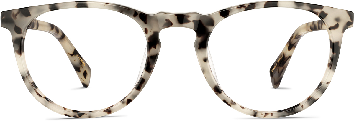 Ivory Tortoiseshell Johnson Round Eyeglasses