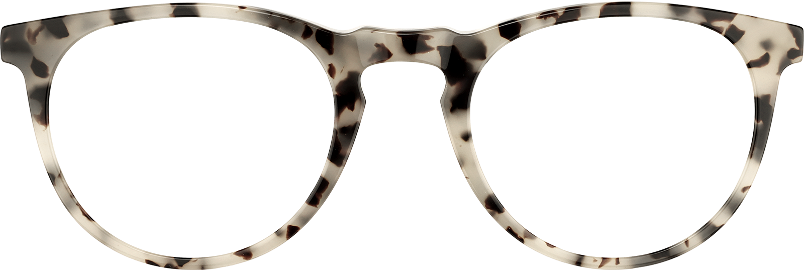 Black Johnson Round Eyeglasses #4420021 | Zenni Optical