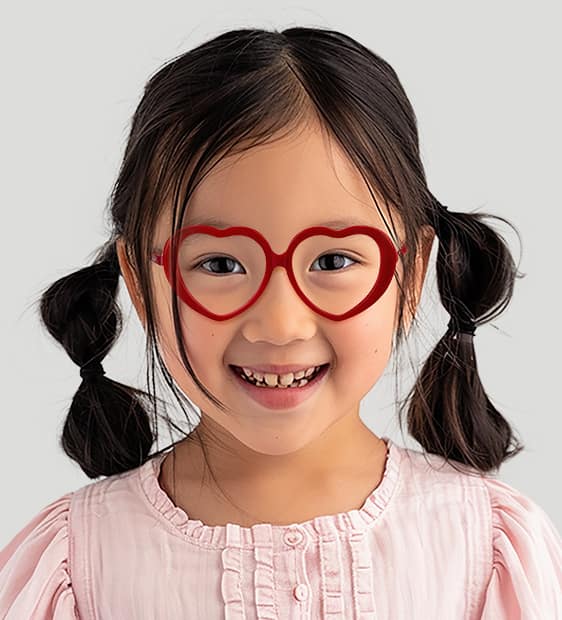 Image of Kids' Heart-Shaped Glasses