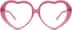 Kids' Heart-Shaped Glasses 4420119 in Pink