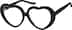 Kids' Heart-Shaped Glasses 4420121 in Black