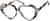 Angle view of Kids' Heart-Shaped Glasses 4420135 in Ivory Tortoiseshell thumbnail