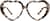 Front view of Kids' Heart-Shaped Glasses 4420135 in Ivory Tortoiseshell thumbnail