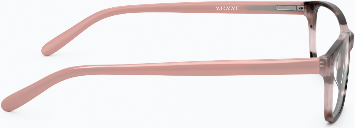Side view of Rectangle Glasses 4420319 in Pink thumbnail