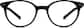 Front view of Round Glasses 4420721 in Black thumbnail