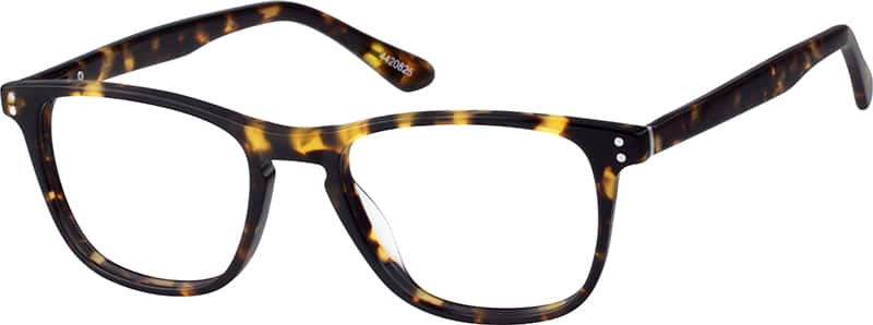 Angle view of Square Glasses 4420825 in Tortoiseshell