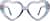Front view of I Love SF Glasses 4421029 in Pattern thumbnail