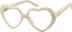 Geometric Glasses 4421233 in Cream