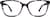 Front view of Square Glasses 4421917 in Purple Multi thumbnail