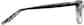 Side view of Square Glasses 4422021 in Black Lace thumbnail