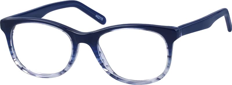 Midnight Blue Square Glasses #4422116 | Zenni Optical