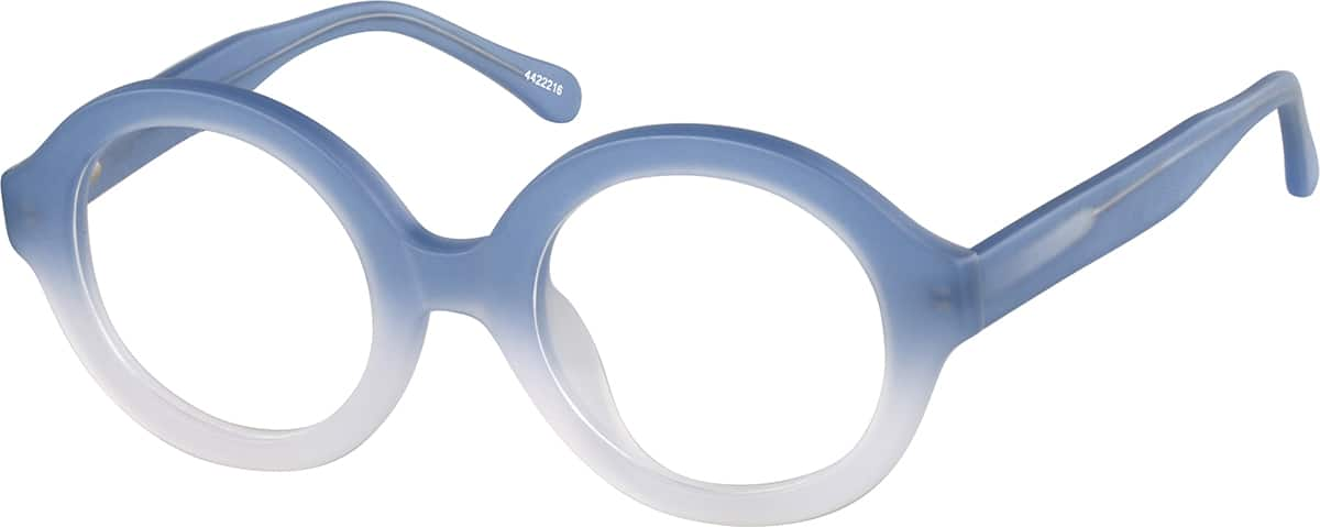 Angle view of Pico Round Sunglasses 4422216 in Blue