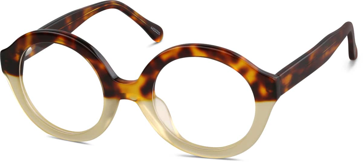 Angle view of Pico Round Sunglasses 4422225 in Tortoiseshell