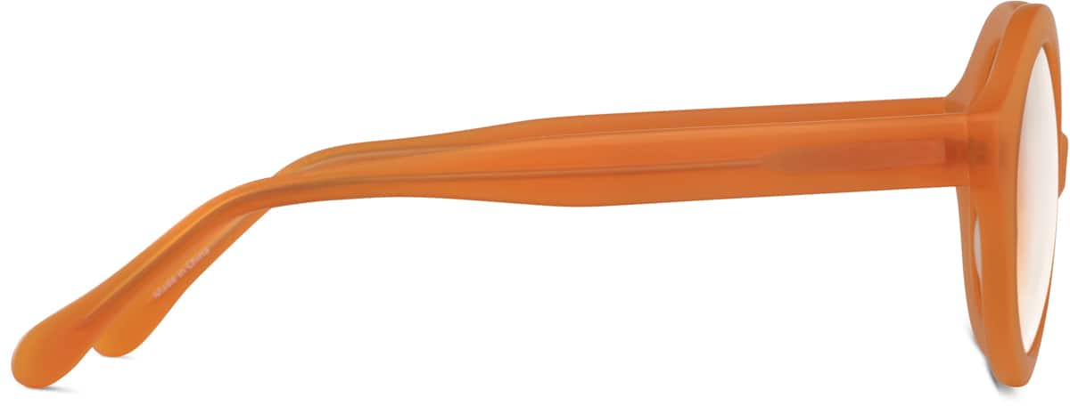 Side view of Pico Round Sunglasses 4422242 in Orange